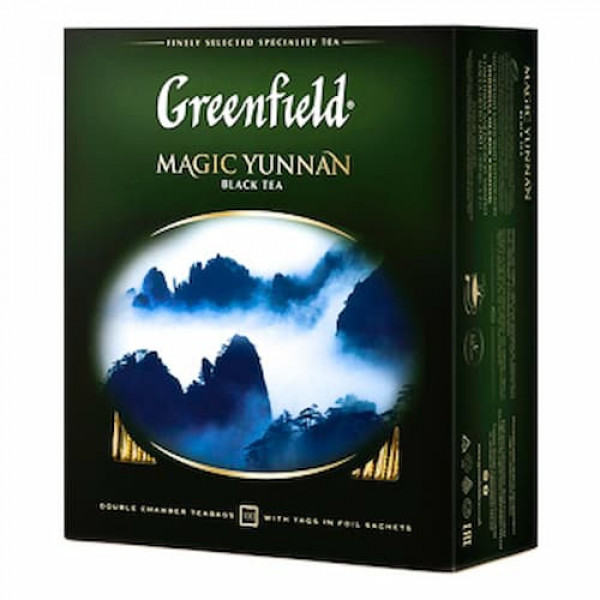 Чай Greenfield Magic Yunnan 100 пакетиков Чай Greenfield Magic Yunnan 100 пакетиков