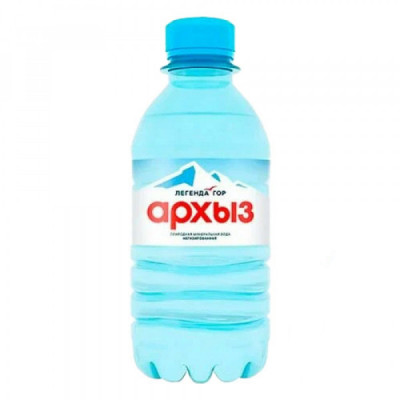 Вода Легенда гор Архыз 0,33 литра, без газа